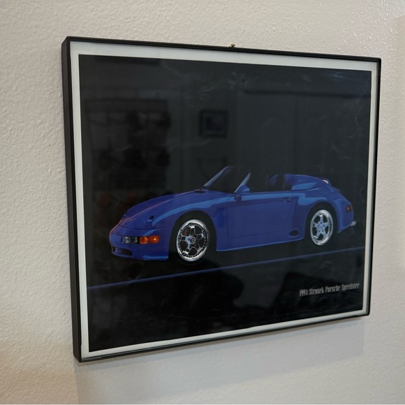 MCS industries Other - 1994 Strosek Porsche Speedster foto Wall Poster Frame with Cristal